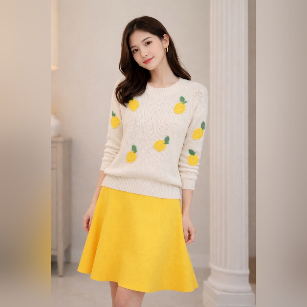 Cynthia Rowley Lemon Sweater
